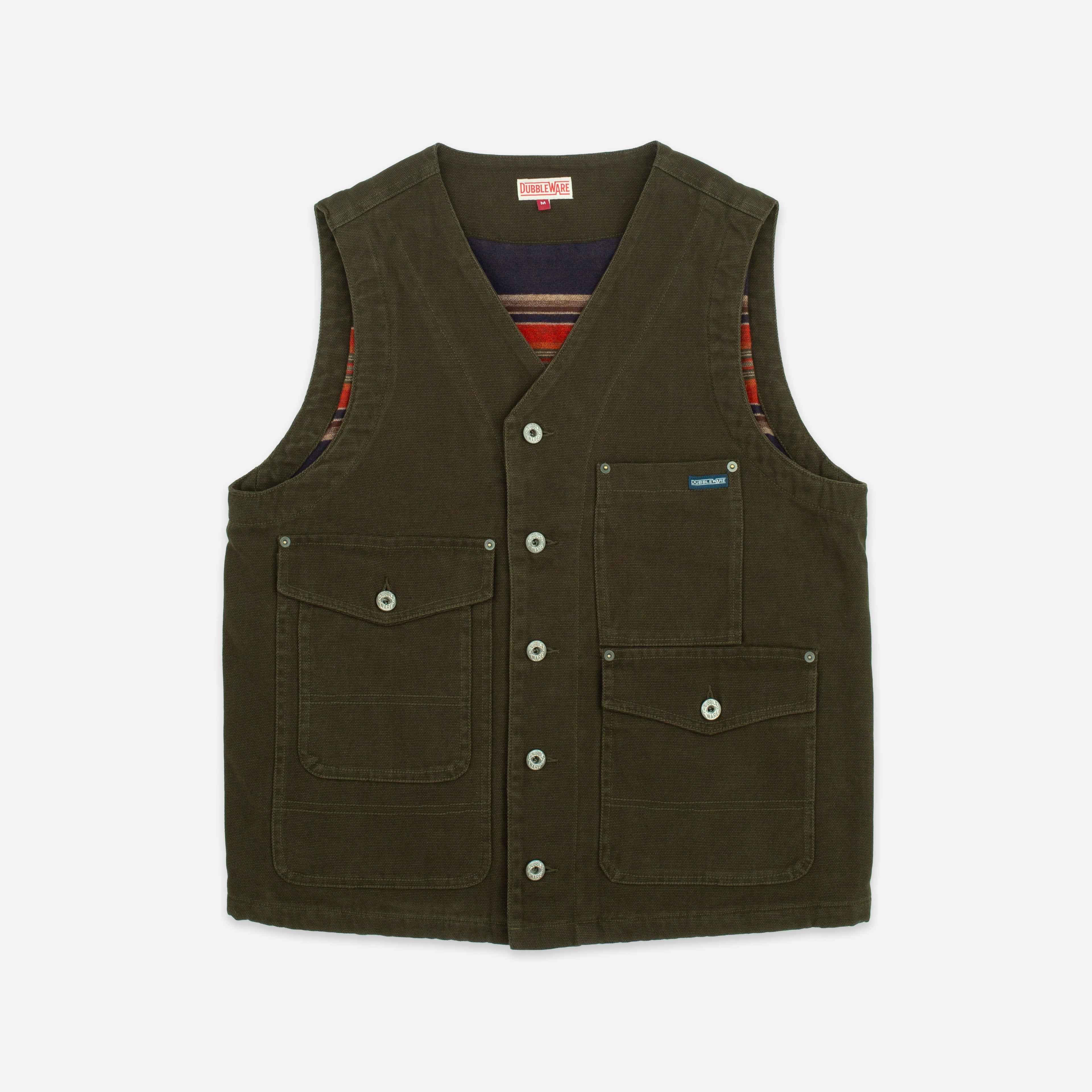 Dubbleware BLANDFORD FIELD VEST - OLIVE - The Great Divide