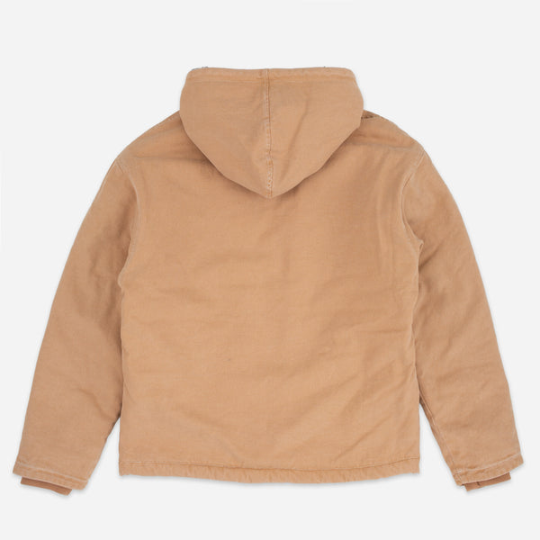CAVVA FLEECE LINED HOODED JACKET - TAN