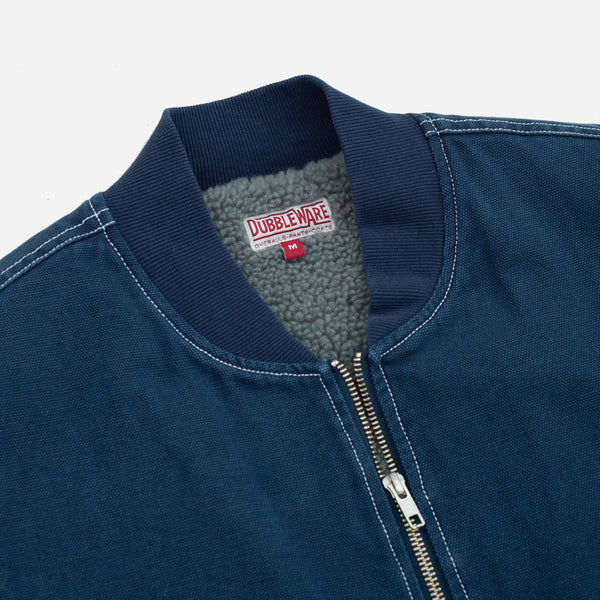 CAVVA FLEECE LINED VEST - NAVY