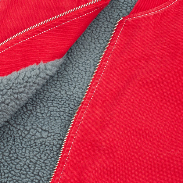 CAVVA FLEECE LINED VEST - RUST