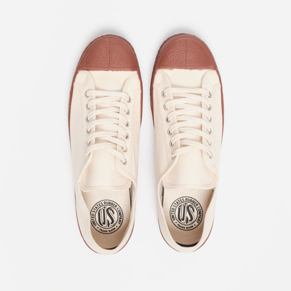MILITARY LOW TOP - OFF WHITE/BROWN