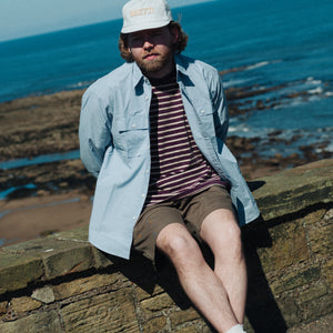 Frizmworks - 1920'S OXFORD WORK SHIRT - BLUE -  - Alternative View 1