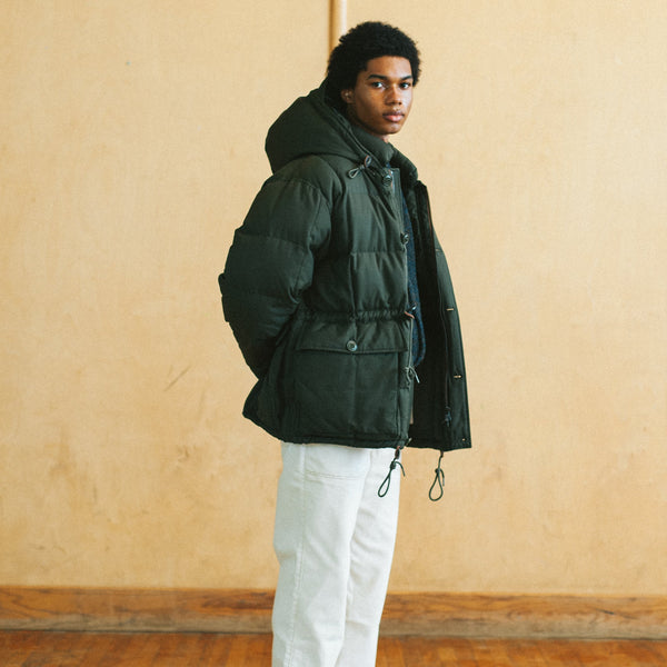 KARAKORAM DOWN PARKA JACKET - DARK GREEN