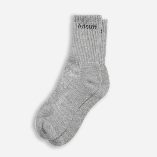 MERINO SOCK - HEATHER GREY