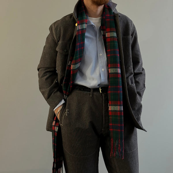 PINPOINT CANVAS BARN JACKET - NIGHT SKY