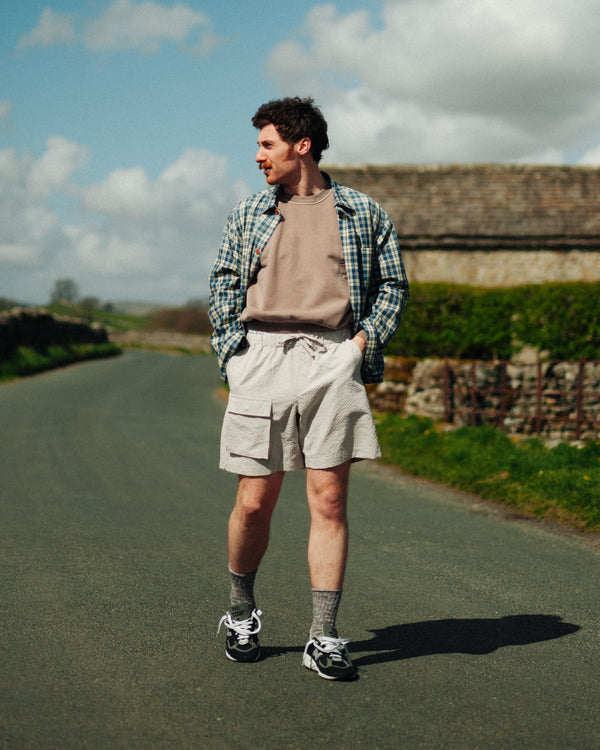 HAWAIIAN SPRING JACKET - BLUE CHECK
