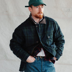 Pendleton - WINTER WOOL HUNTING JACKET - BLACK WATCH -  - Alternative View 1