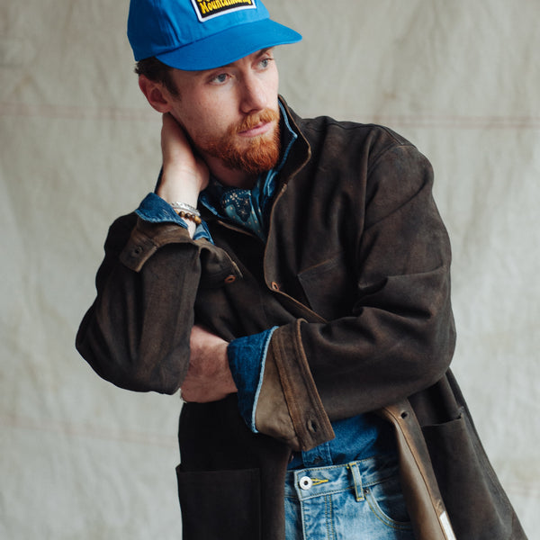 KENMARE SUEDE SHIRT JACKET - VINTAGE BROWN