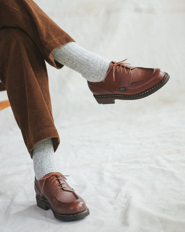 CHAMBORD PEBBLED LEATHER - GRAINE MARRON