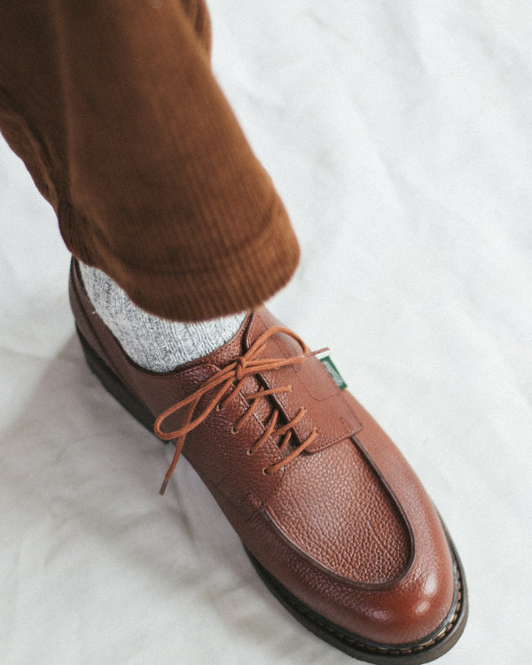 CHAMBORD PEBBLED LEATHER - GRAINE MARRON