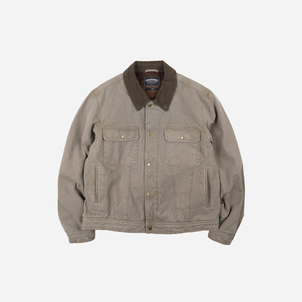 Frizmworks Heavy Canvas Storm Trucker Jacket - Mud