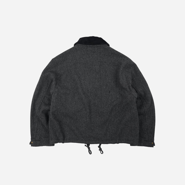 Frizmworks Herringbone Wool Hunting Jacket - Grey Black