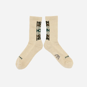Rostersox - HOME RUN SOCK - BEIGE -  - Main Front View
