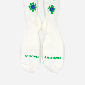 Rostersox - PEACE SOCK - WHITE -  - Alternative View 1