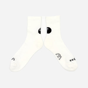 Rostersox - 8 BALL SOCK - WHITE -  - Main Front View