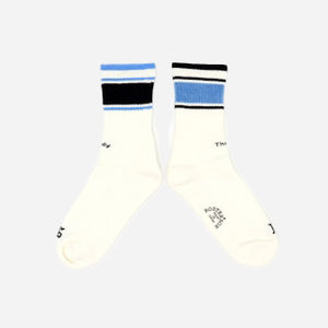 Rostersox - THANKS BUDDY SOCK - WHITE/BLUE -  - Main Front View