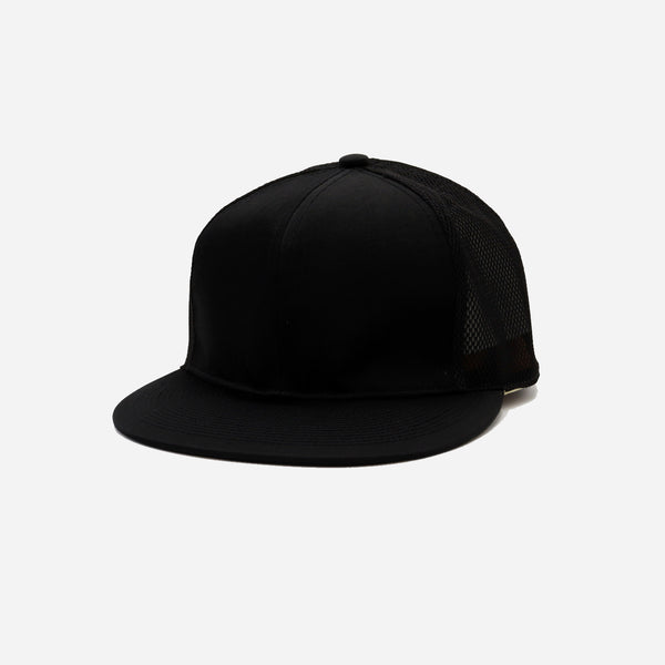 NYLON MESH CAP - BLACK