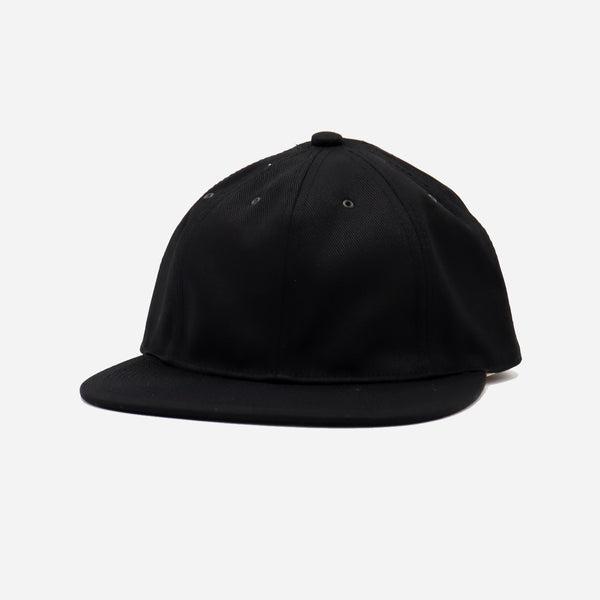 TETORON COTTON CAP - BLACK