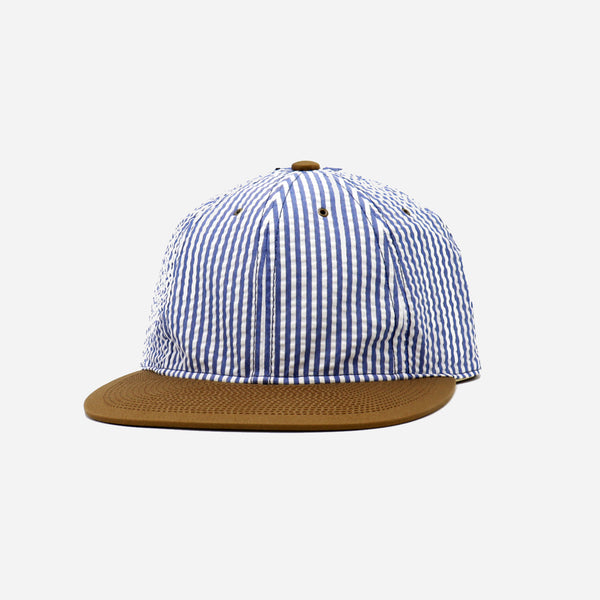 STRIPE SUCKER CAP - BLUE/WHITE