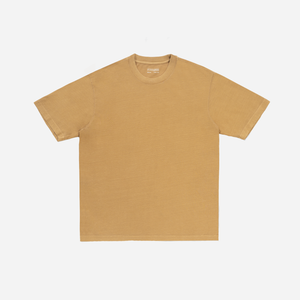Lady White Co. - ATHENS T-SHIRT - MUSTARD PIGMENT -  - Main Front View