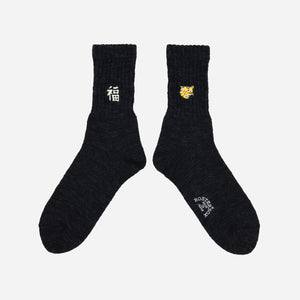 Rostersox - B TIGER SOCK - BLACK -  - Main Front View