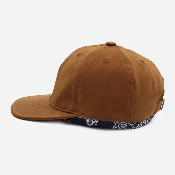 SUEDE CAP - CAMEL