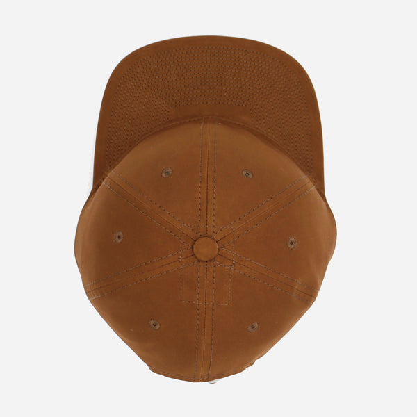 SUEDE CAP - CAMEL