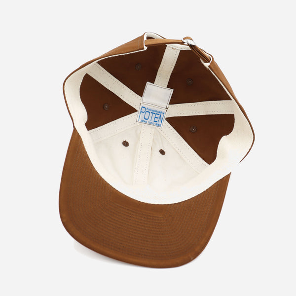 SUEDE CAP - CAMEL