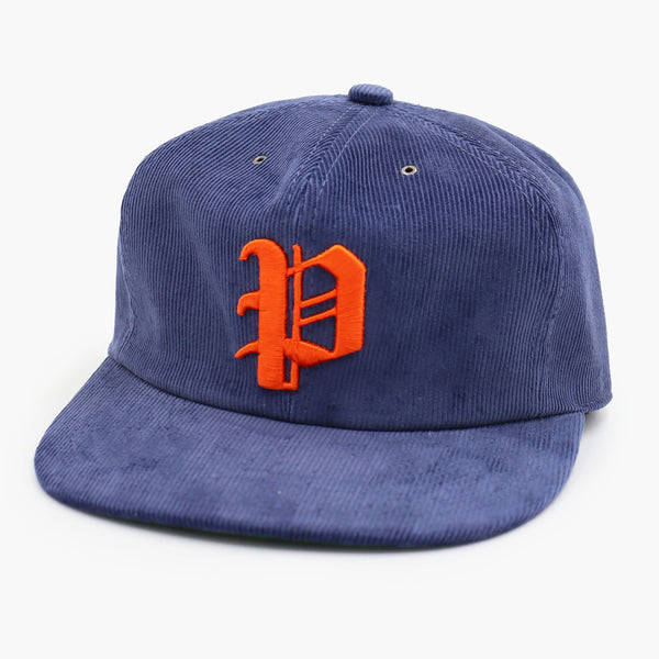 DYED CORDUROY CAP - BLUE