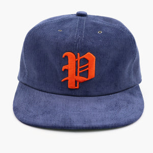 Poten - DYED CORDUROY CAP - BLUE -  - Alternative View 1