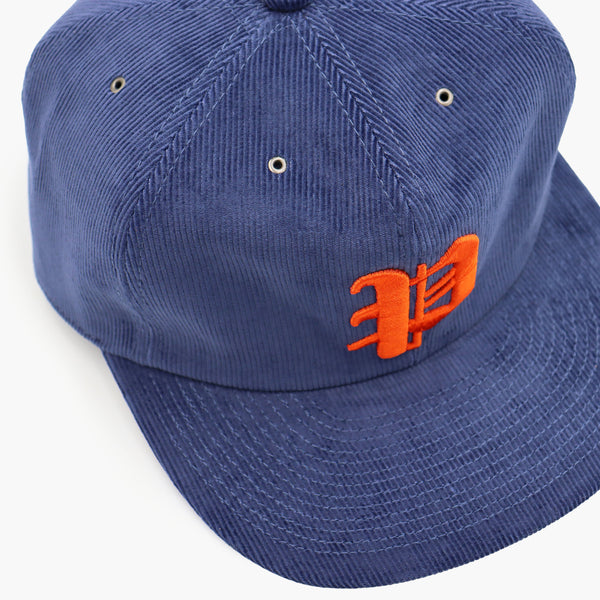 DYED CORDUROY CAP - BLUE