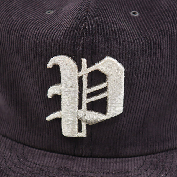 DYED CORDUROY CAP - CHARCOAL