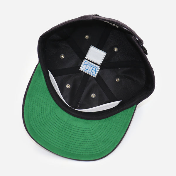 DYED CORDUROY CAP - CHARCOAL