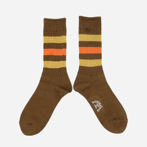 Rostersox - 84 BOSTON SOCKS - BROWN -  - Main Front View