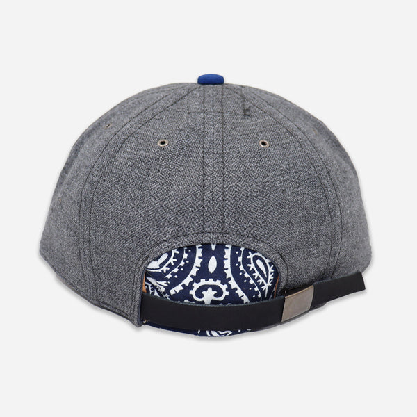 VINTAGE HOPSACK CAP - GREY/BLUE