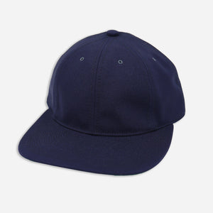 Poten - VINTAGE HOPSACK CAP - NAVY -  - Main Front View