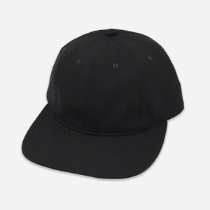 Poten - VINTAGE HOPSACK CAP - BLACK -  - Main Front View