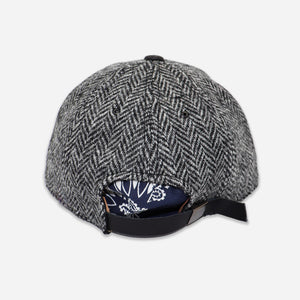 Poten - HARRIS TWEED CAP - GREY -  - Alternative View 1