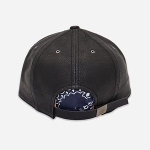 Poten - LEATHER CAP - BLACK -  - Alternative View 1