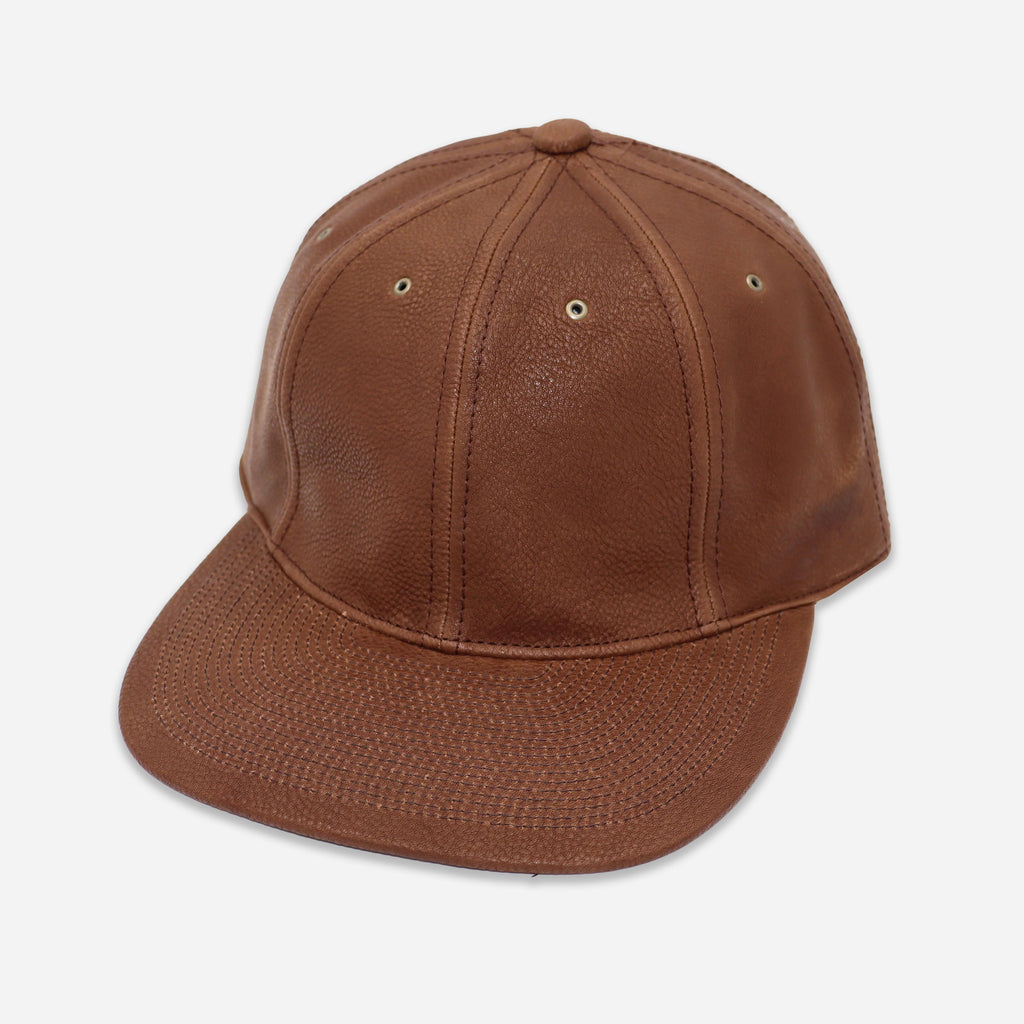Poten LEATHER CAP - BROWN - The Great Divide display picture 2
