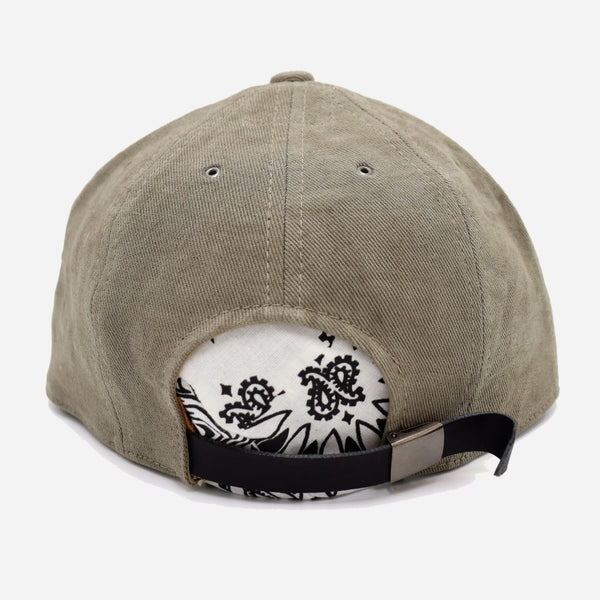 VINTAGE LINEN TWILL CAP - GREY