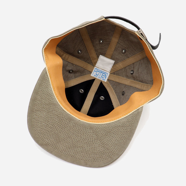 VINTAGE LINEN TWILL CAP - GREY