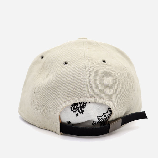VINTAGE LINEN TWILL CAP - WHITE