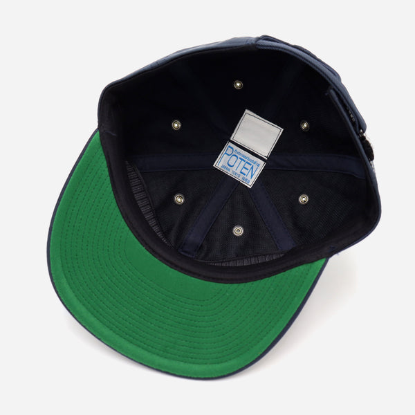 80's VINTAGE NYLON CAP - NAVY