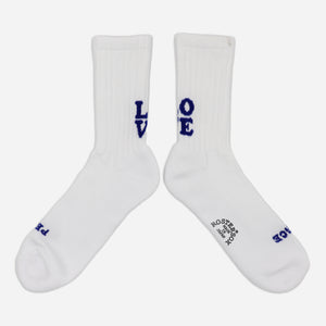 Rostersox - LOVE SOCKS - WHITE -  - Main Front View