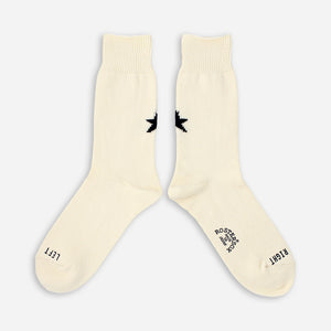 Rostersox - STAR BY X SOCKS - WHITE -  - Main Front View