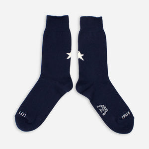 Rostersox - STAR BY X SOCKS - NAVY -  - Main Front View