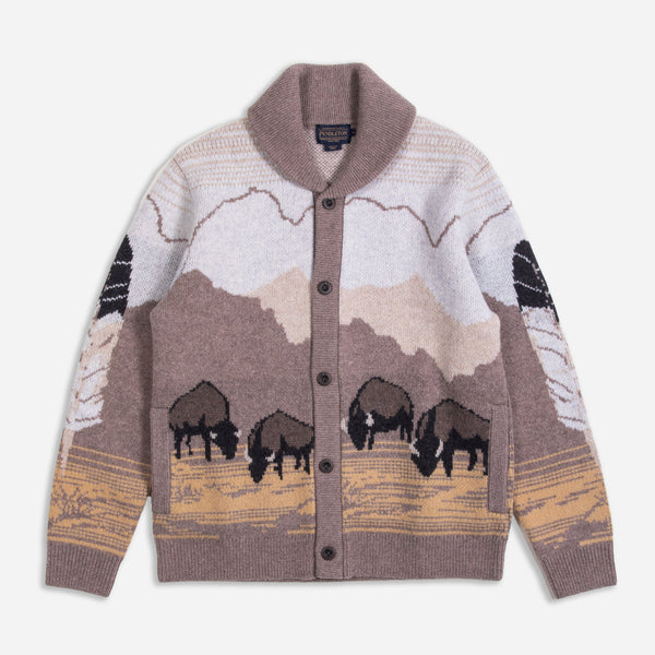 IN THEIR ELEMENT SWEATER - TAN BUFFALO