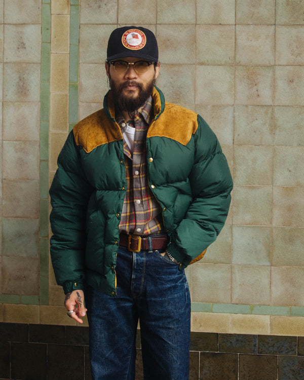 ORIGINAL DOWN JACKET - GREEN/GOLD