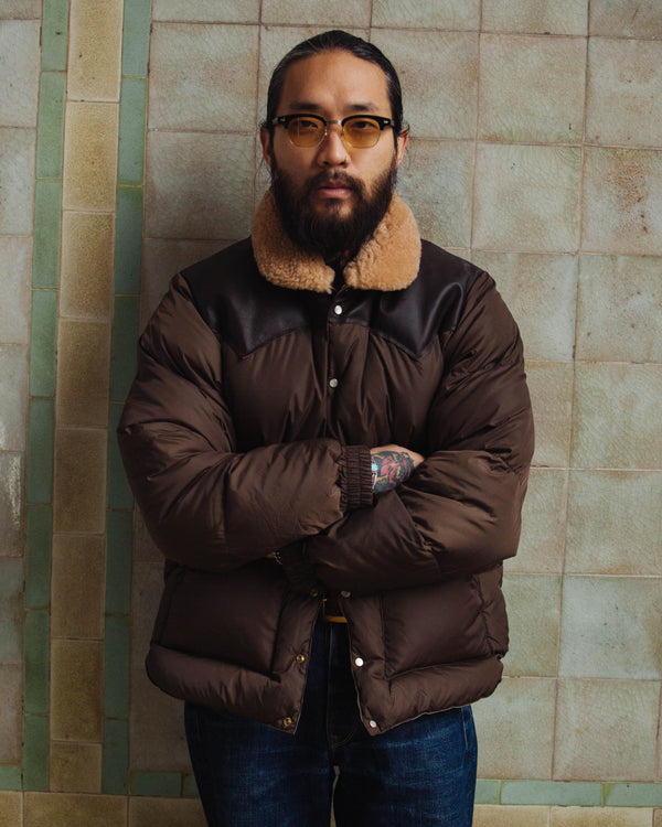 CHRISTY DOWN JACKET - MOCHA